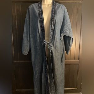 Gap Denim Long Cover-up or Duster